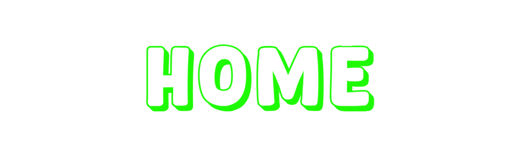 Home Headline in grüner Schrift