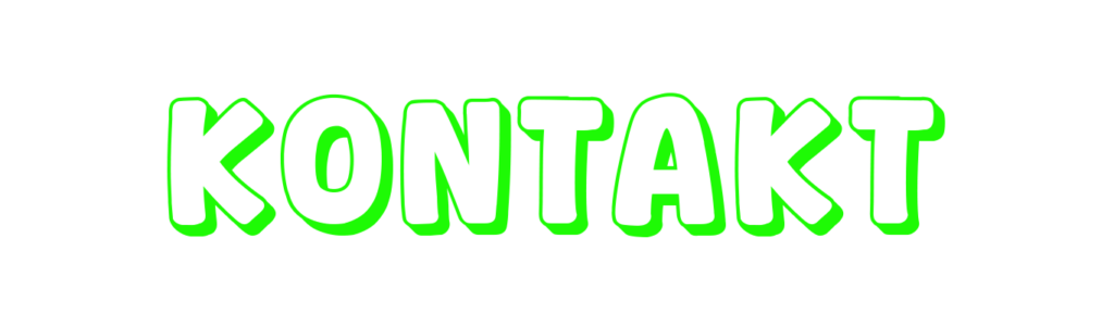 Kontakt Headline in grüner Schrift